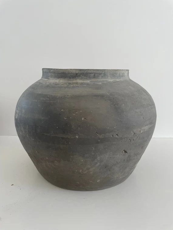 Large Vintage Clay Pot | Etsy (US)