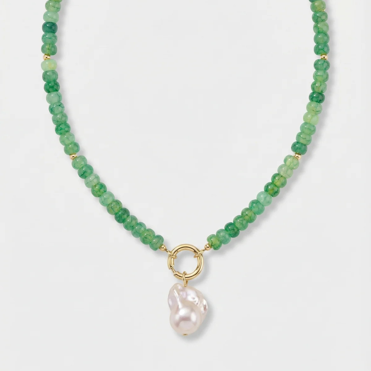 Green Goddess Pearl Necklace | Katie Dean Jewelry