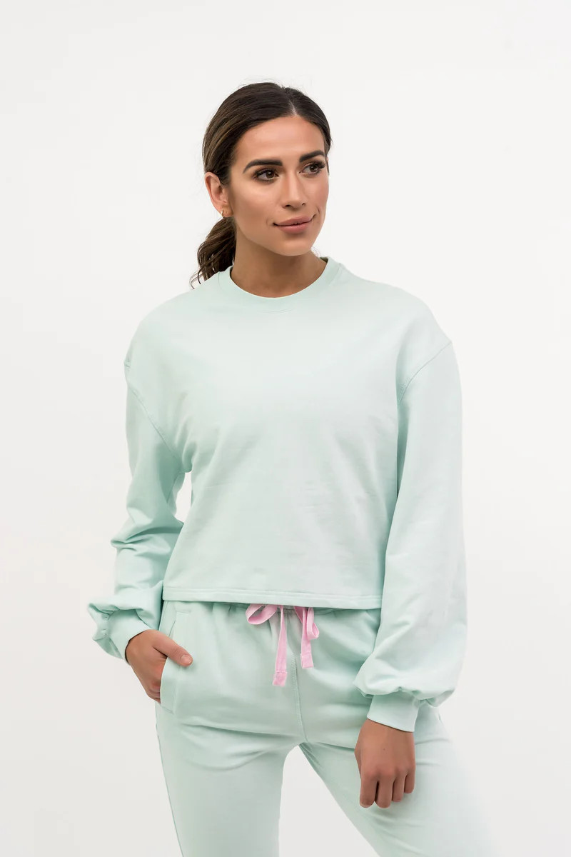 Crew Sweatshirt - Blue Glass | IVL COLLECTIVE