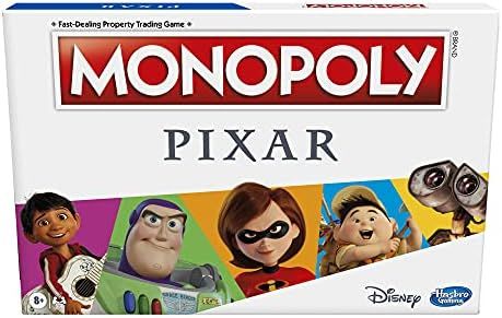 MONOPOLY: Pixar Edition Board Game for Kids 8 and Up, Buy Locations from Disney and Pixar's Toy S... | Amazon (US)
