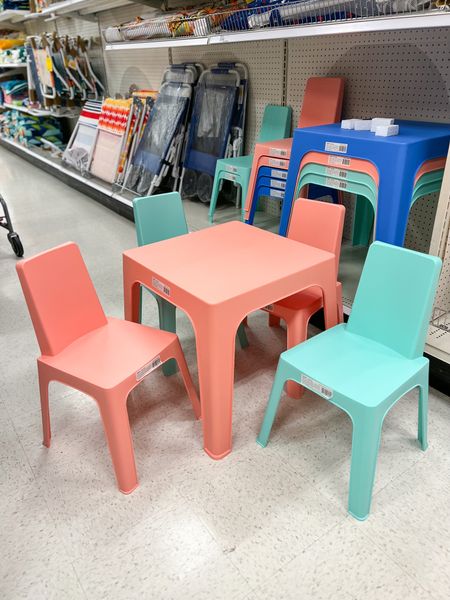 Kid’s activity table and chairs

Target finds, Target home , children, playroom 

#LTKhome #LTKkids #LTKunder50
