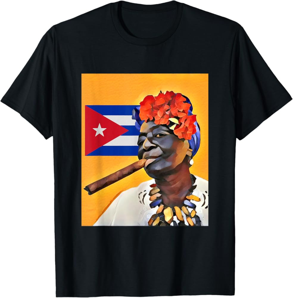 Afro Cuban women with cigar T-Shirt | Amazon (US)