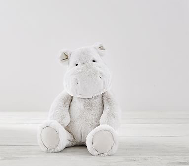 Gray Hippo Nursery Plush | Pottery Barn Kids | Pottery Barn Kids