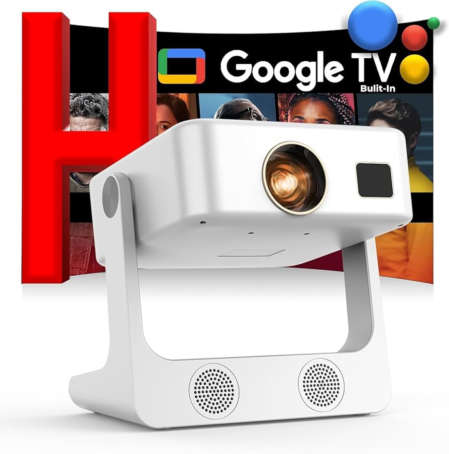 [Google TV/2000 ANSI/Voice Control/Built-in Apps] Outdoor Projector-4K with WiFi and Bluetooth: P... | Amazon (US)