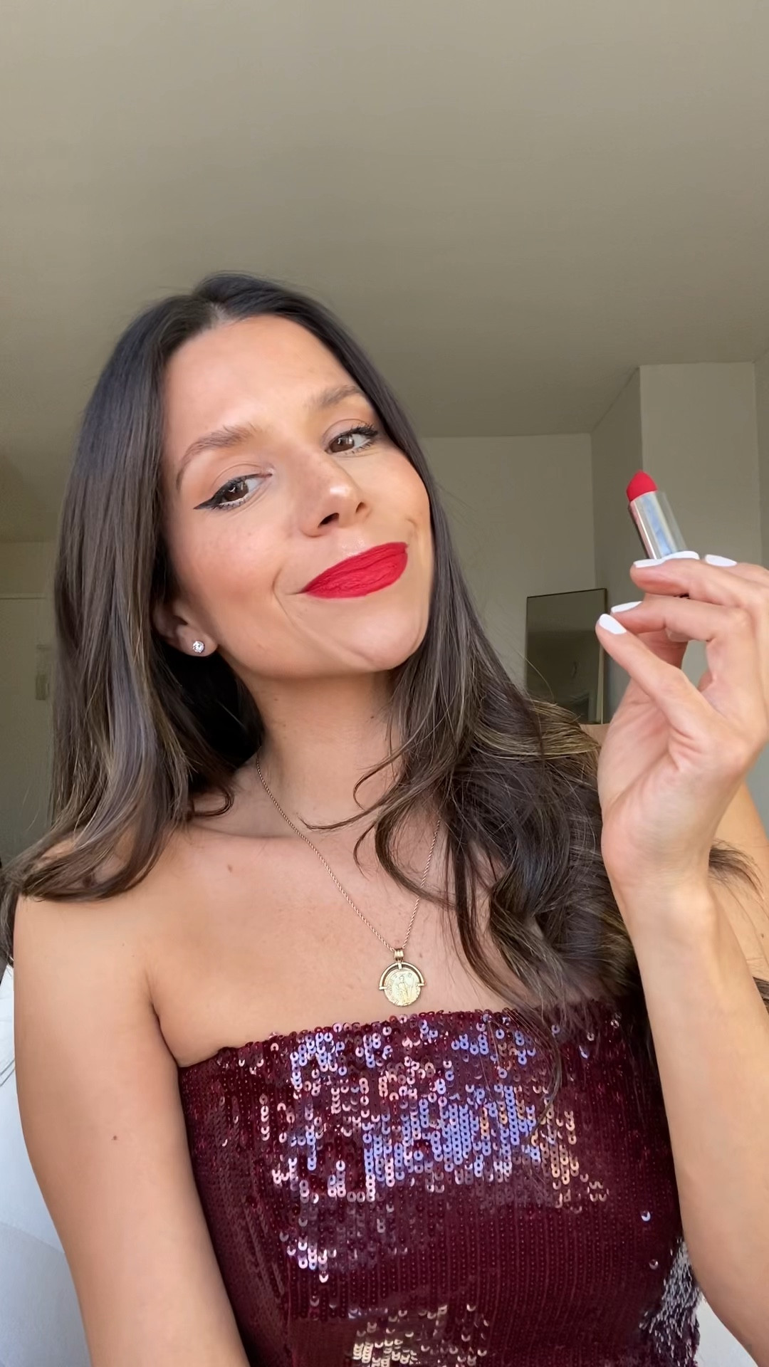 My favorite red lip combo making my teeth look WHITE after drinking 5,000,000 cups of coffee this year 😅