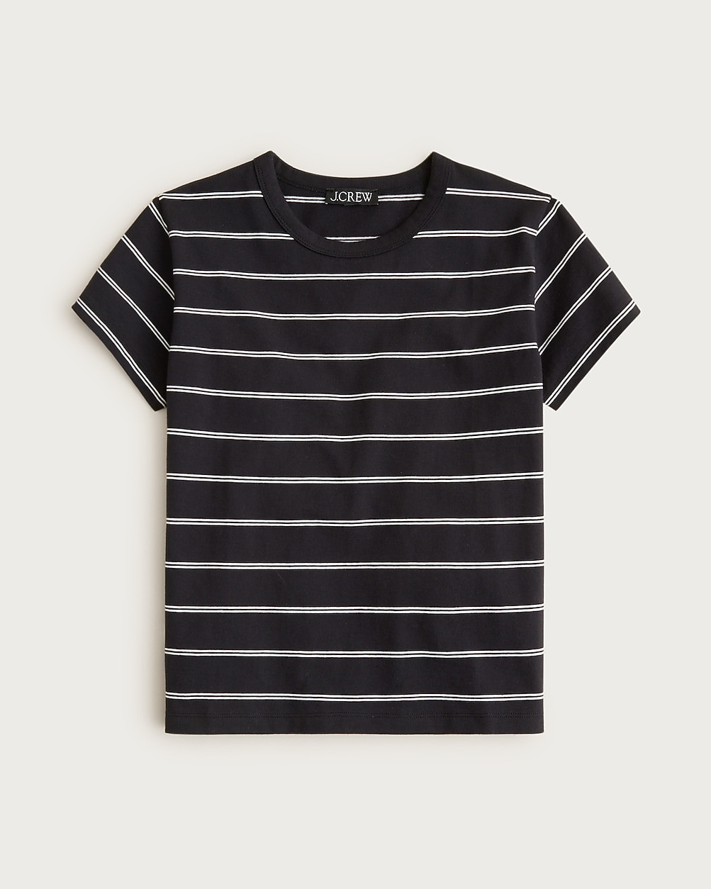 Boyfriend jersey classic-fit T-shirt in stripe | J. Crew US