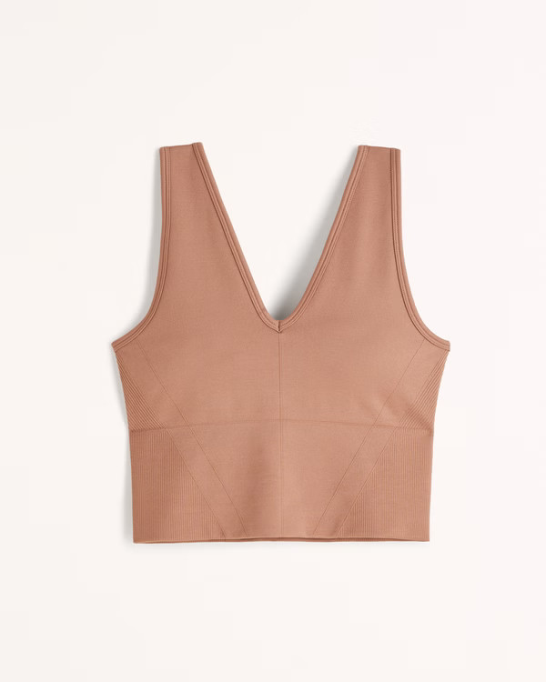 Women's YPB seamlessCORE V-Neck Slim Tank | Women's New Arrivals | Abercrombie.com | Abercrombie & Fitch (US)