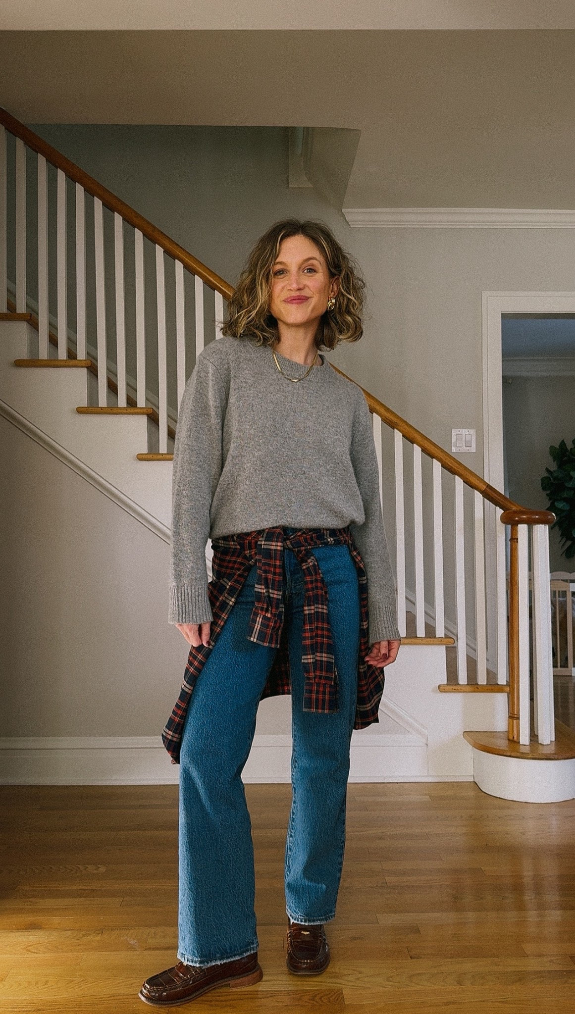 How To Style a Plaid Shirt: Look Two

Quince sweater, XS, TTS. Sèzane plaid shirt, 0, TTS, similar options linked. Levi’s denim, I would take your larger size or size up. Frēda Salvador loafers, TTS, STITCHANDSALT10 for 10% off  

#LTKSeasonal #LTKOver40 #LTKmomlife