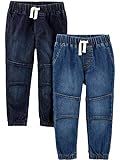 Simple Joys by Carter's Toddler Boys' Pull-On Denim Pant, Pack of 2 | Amazon (US)