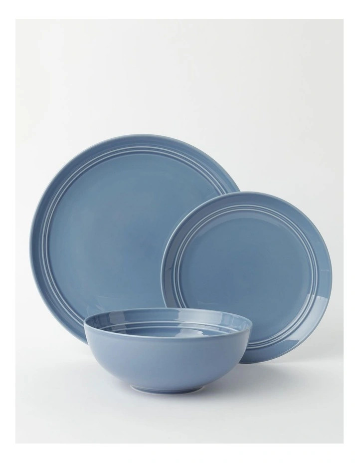 Avenue 12pc Dinner Set Dusk Blue | Myer