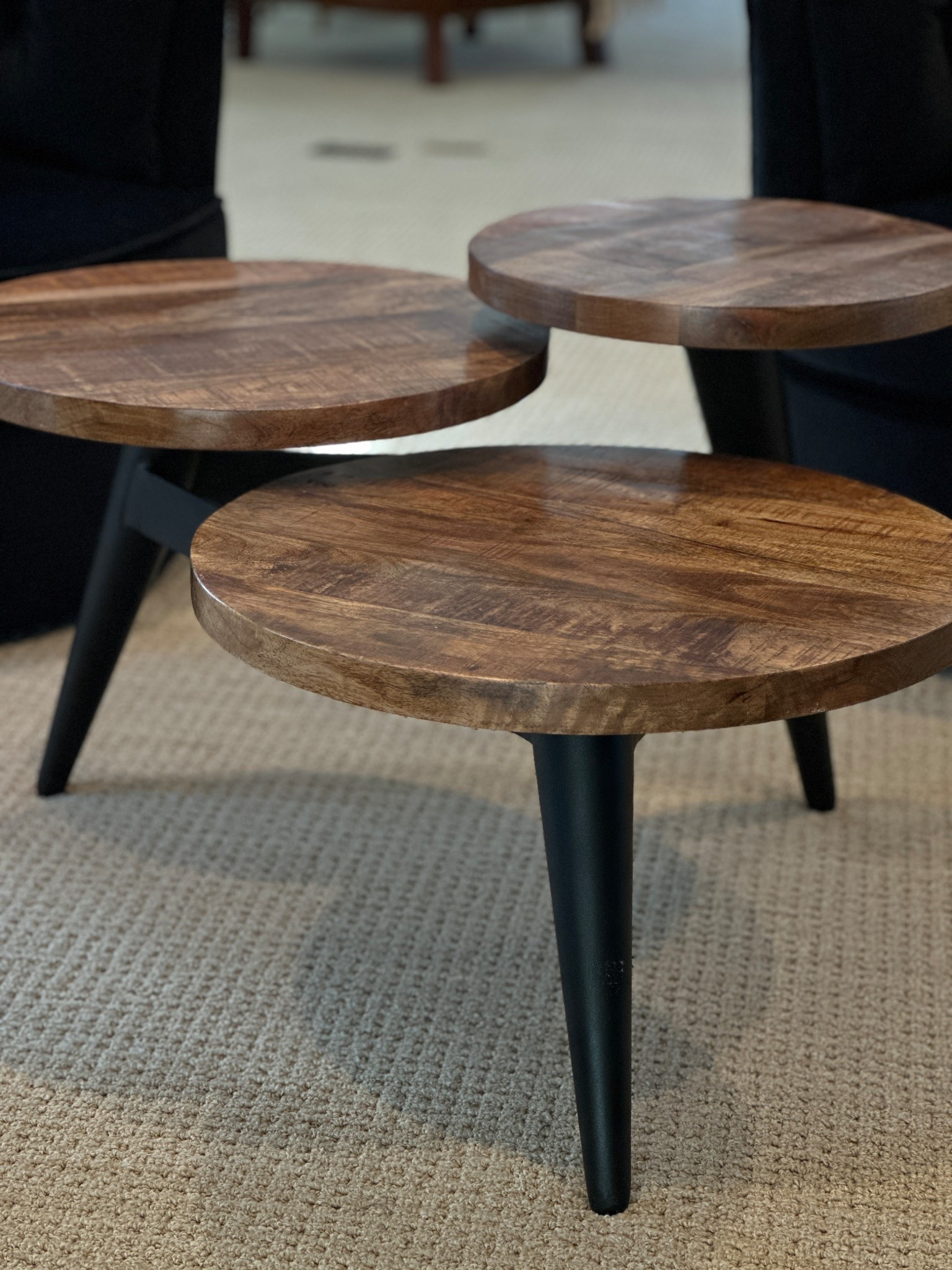 We love this multi-tiered coffee table! #coffeetable #homedecor #furniture #table

#LTKHome