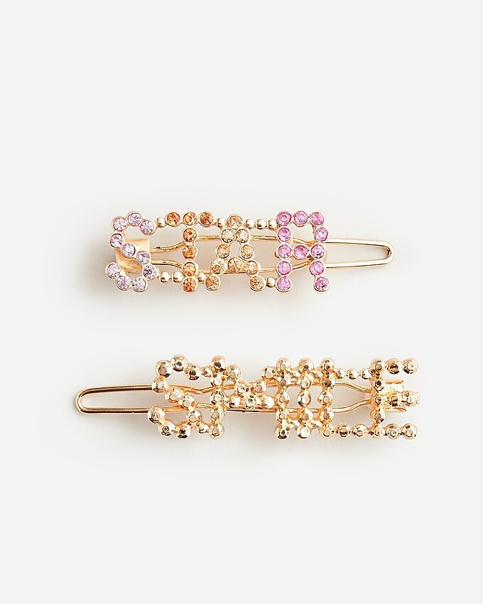 Girls' hair clips pack | J. Crew US