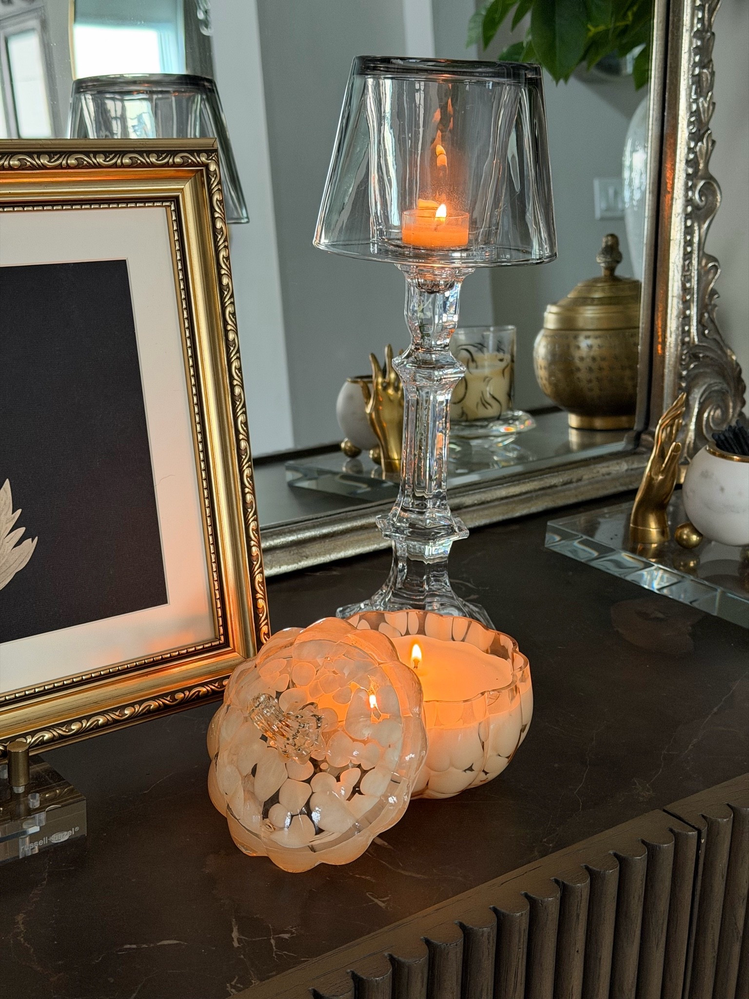 Another beautiful pumpkin candle. The price is so good! ￼

#LTKHome