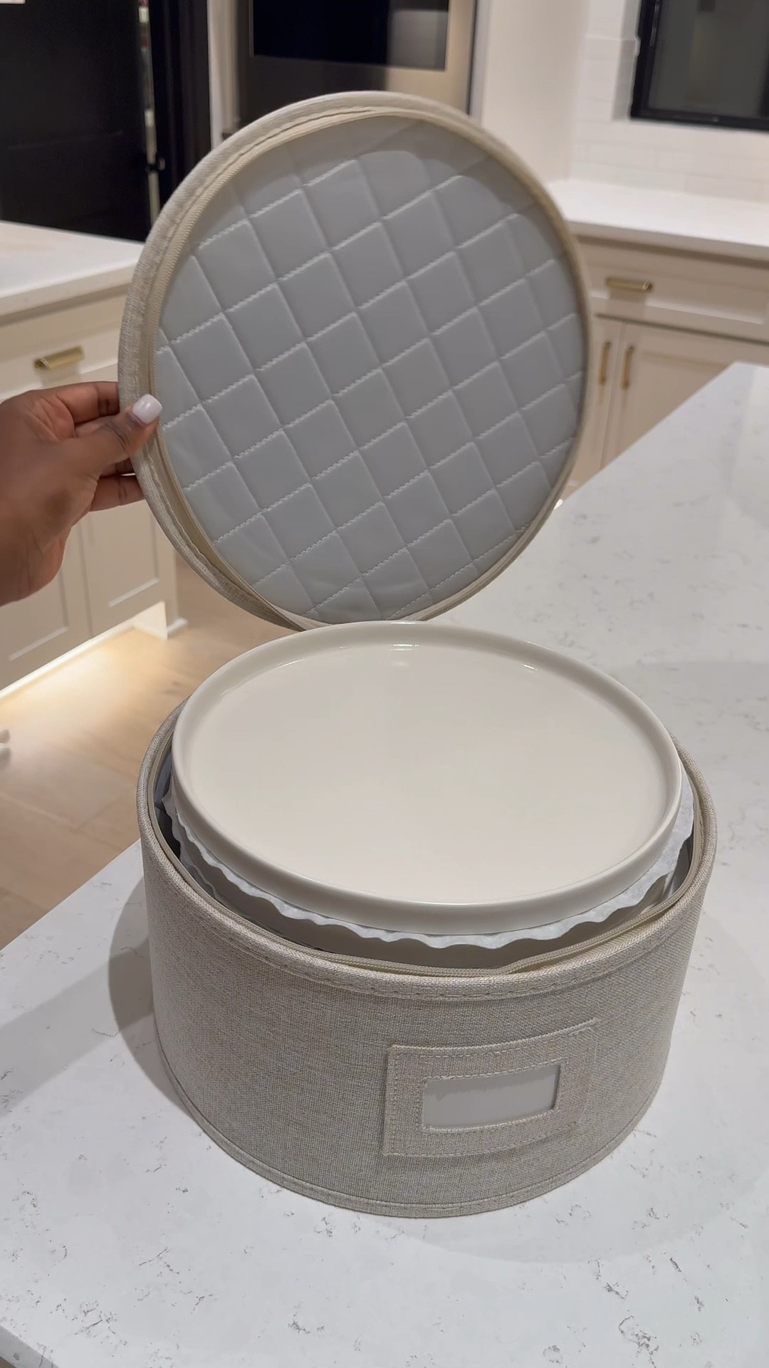 Loooove these dinnerware storage containers! 🍽️ They fit different-sized plates (including bowls!) and feature a hard-shell design. Plus, they’re stackable—making them super convenient for saving space. 

Linked for easy shopping—click to grab yours!

#LTKSaleAlert #LTKStyleTip #LTKHome