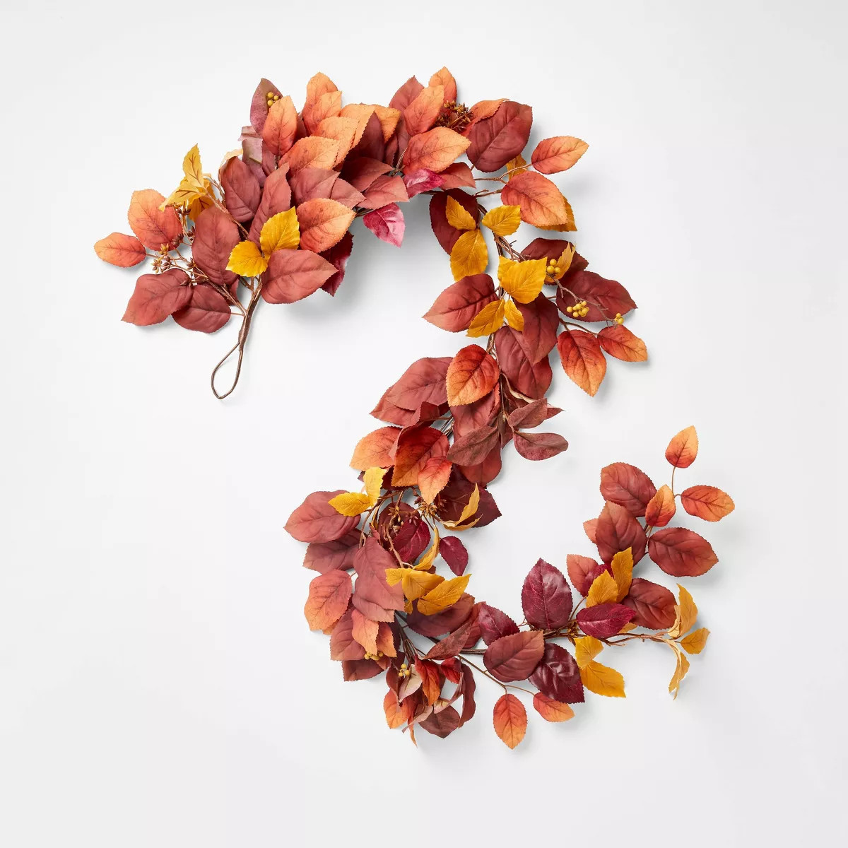 Mixed Fall Leaf Mix Garland - Threshold\u2122 designed with Studio McGee | Target