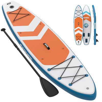 10'6" Inflatable Stand Up Paddle Board, Inflatable SUP with Premium Accessories, Non-Slip EVA Deck, Ultra-Light Carry Bag, Pump for Youth & Adults | Target