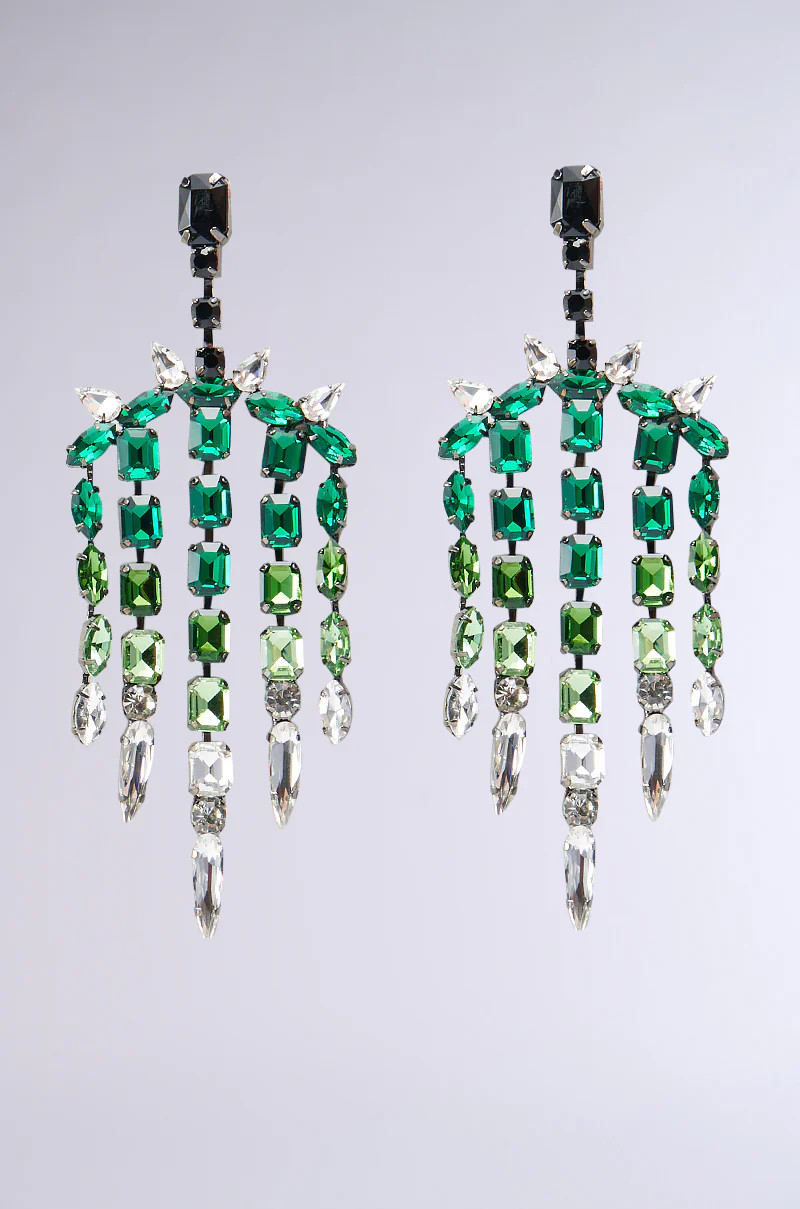GREEN NO ENVY EARRING | AKIRA