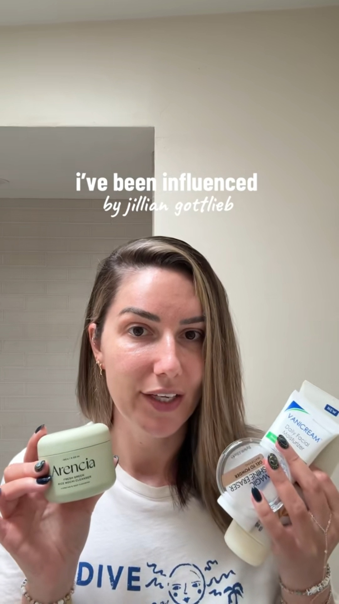 i have been influenced by Jillian Gottlieb 🧖🏼‍♀️💗👯‍♀️

the line-up includes: 
+ arencia fresh green rice mochi cleanser 
+ vanicream daily facial moisturizer 
+ aveeno skin relief healing ointment 
+ catrice cosmetics magic shine eraser

#skintok #influenced #skincarerecommendations 

#LTKBeauty