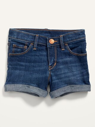 Dark-Wash Jean Shorts for Toddler Girls | Old Navy (US)
