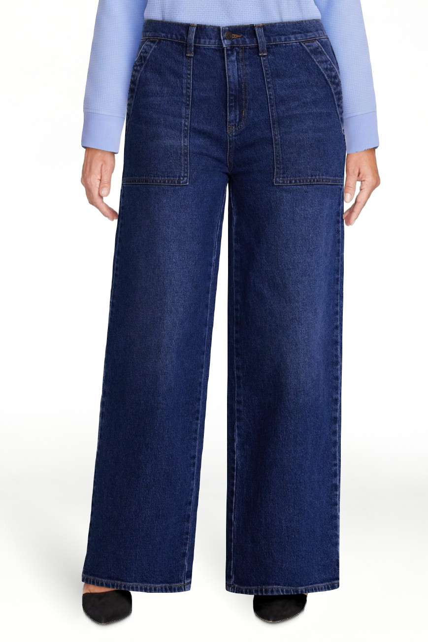 Scenario Women's High Rise Utility Jeans, 31" Regular and 29" Short Inseam, Sizes 0-20 | Walmart (US)