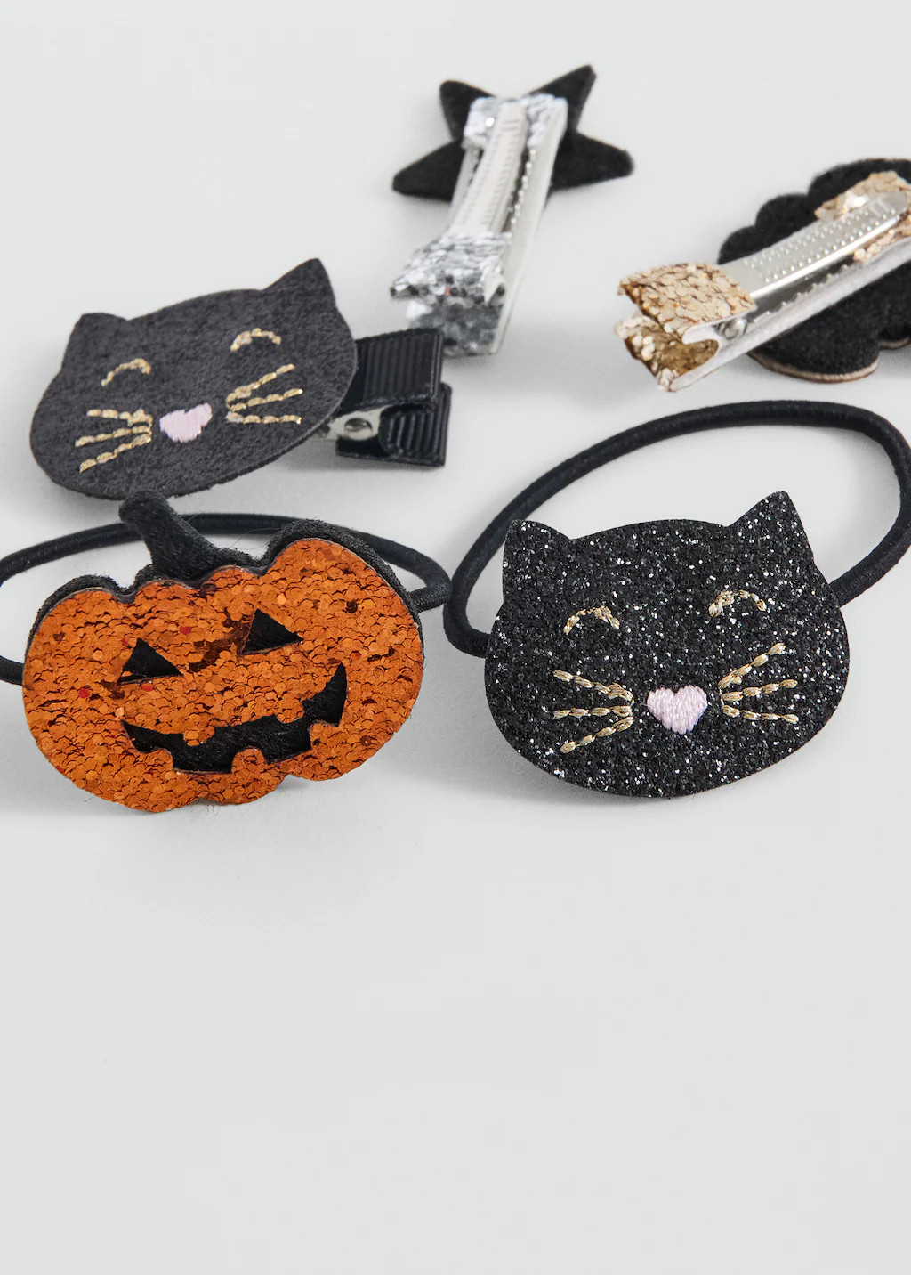 Halloween hair clip set - Kids | MANGO USA | Mango (US/MX/AU)