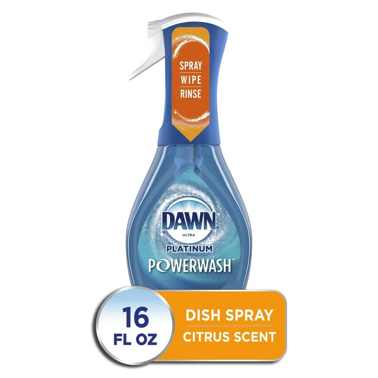 Dawn Platinum Powerwash Dish Spray, Dish Soap, Citrus Scent, 16oz | Walmart (US)