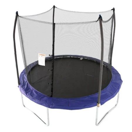 Skywalker Trampolines 10' Trampoline, with Enclosure and Wind Stakes, Blue | Walmart (US)