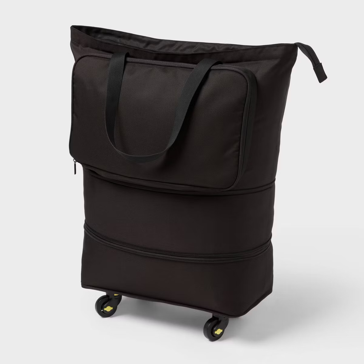 Collapsible Rolling Tote Soot Black - Brightroom™ | Target