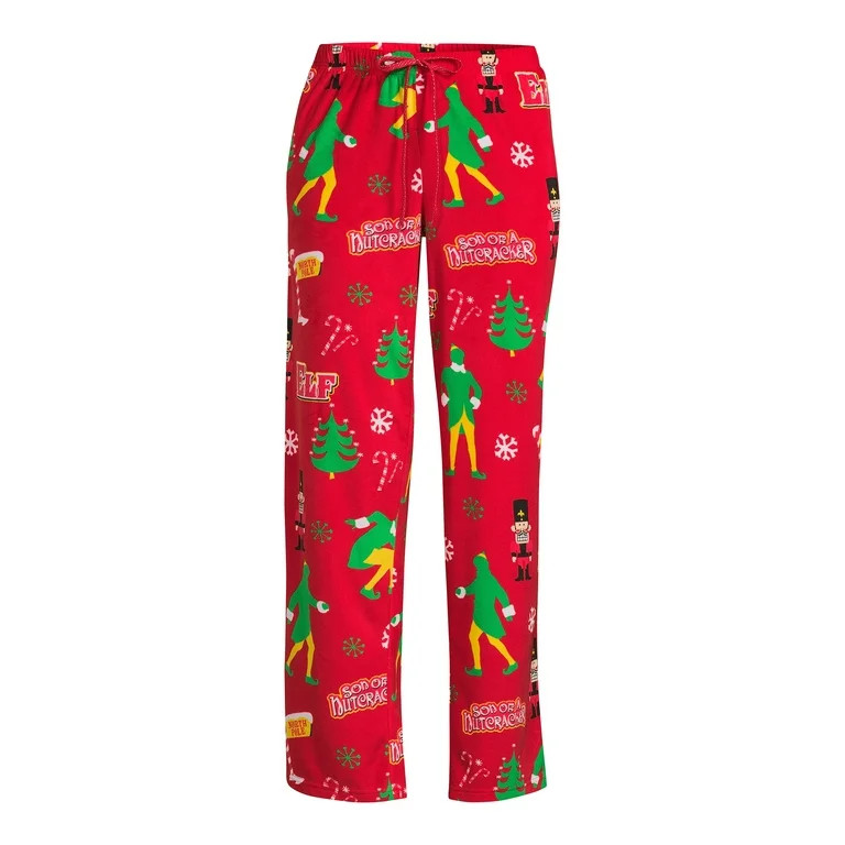 Buddy the Elf Women's Plush Sleep Pants, Sizes XS-3X - Walmart.com | Walmart (US)