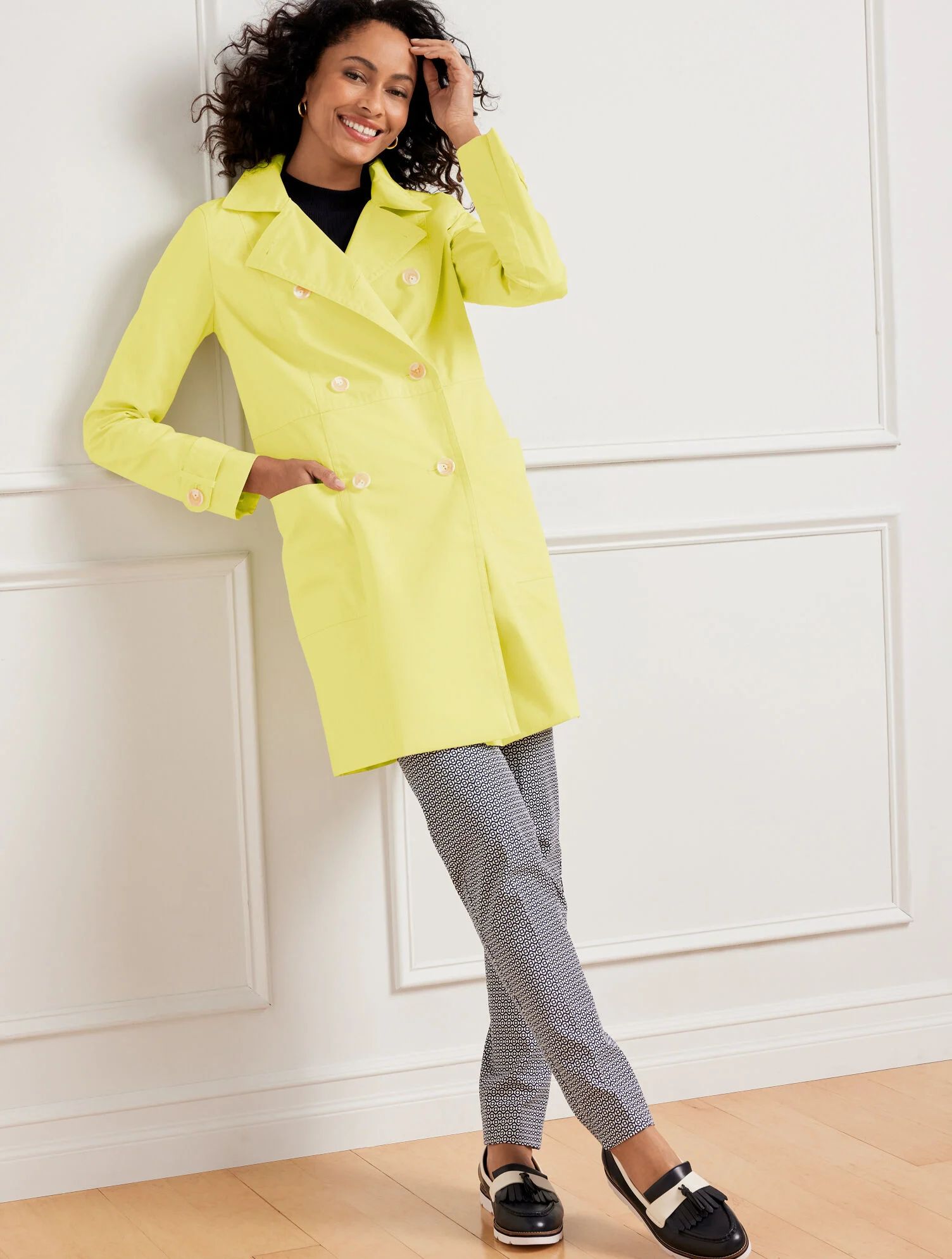 Double Breasted Mac Coat | Talbots