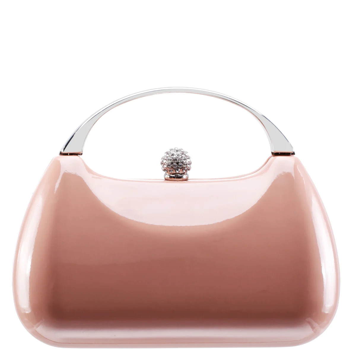 Womens Brando-B Rose Nude Patent/Glass Crystal Minaudiere | Nina Shoes | Nina Shoes
