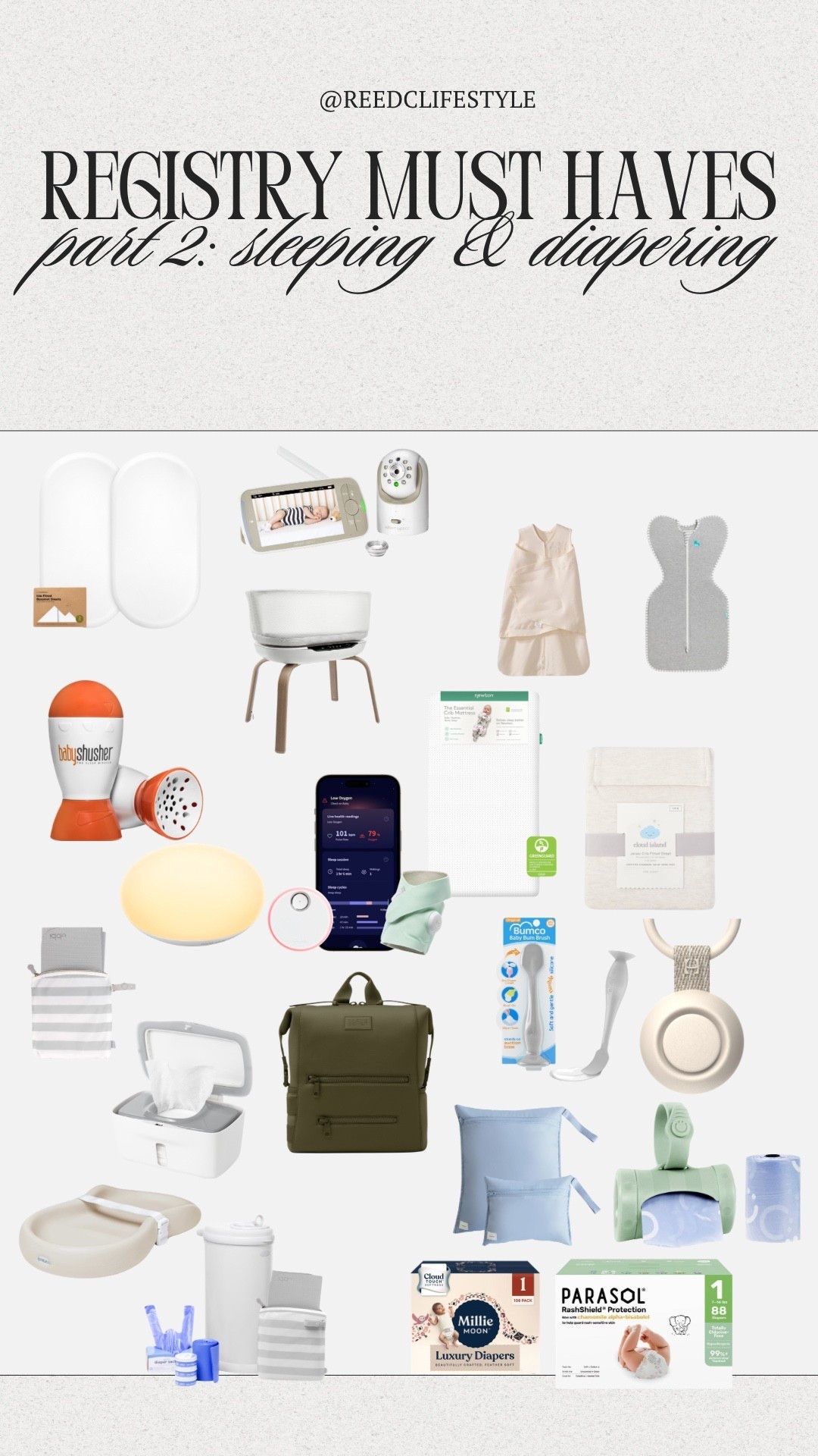 Registry must haves - sleeping & diapering!!  

#LTKKids #LTKBaby #LTKBump