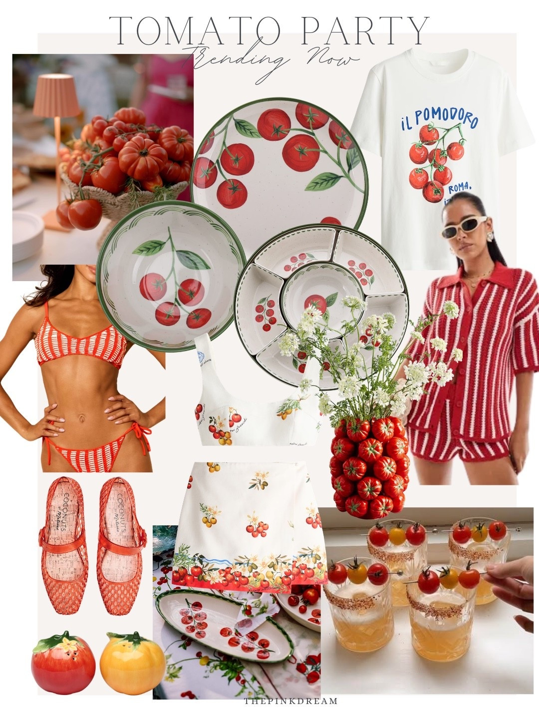 Tomato girl summer!! Also loving this trend, this tomato vase it’s to die for!!!