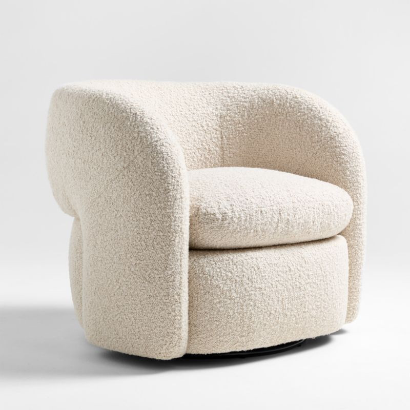 Iso Swivel Accent Chair by Brigette Romanek + Reviews | Crate & Barrel | Crate & Barrel