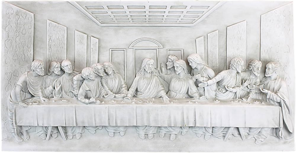 Design Toscano The Last Supper Religious Wall Plaque Sculpture, 23 Inch Wide, 12 Inch Tall, Cast ... | Amazon (US)