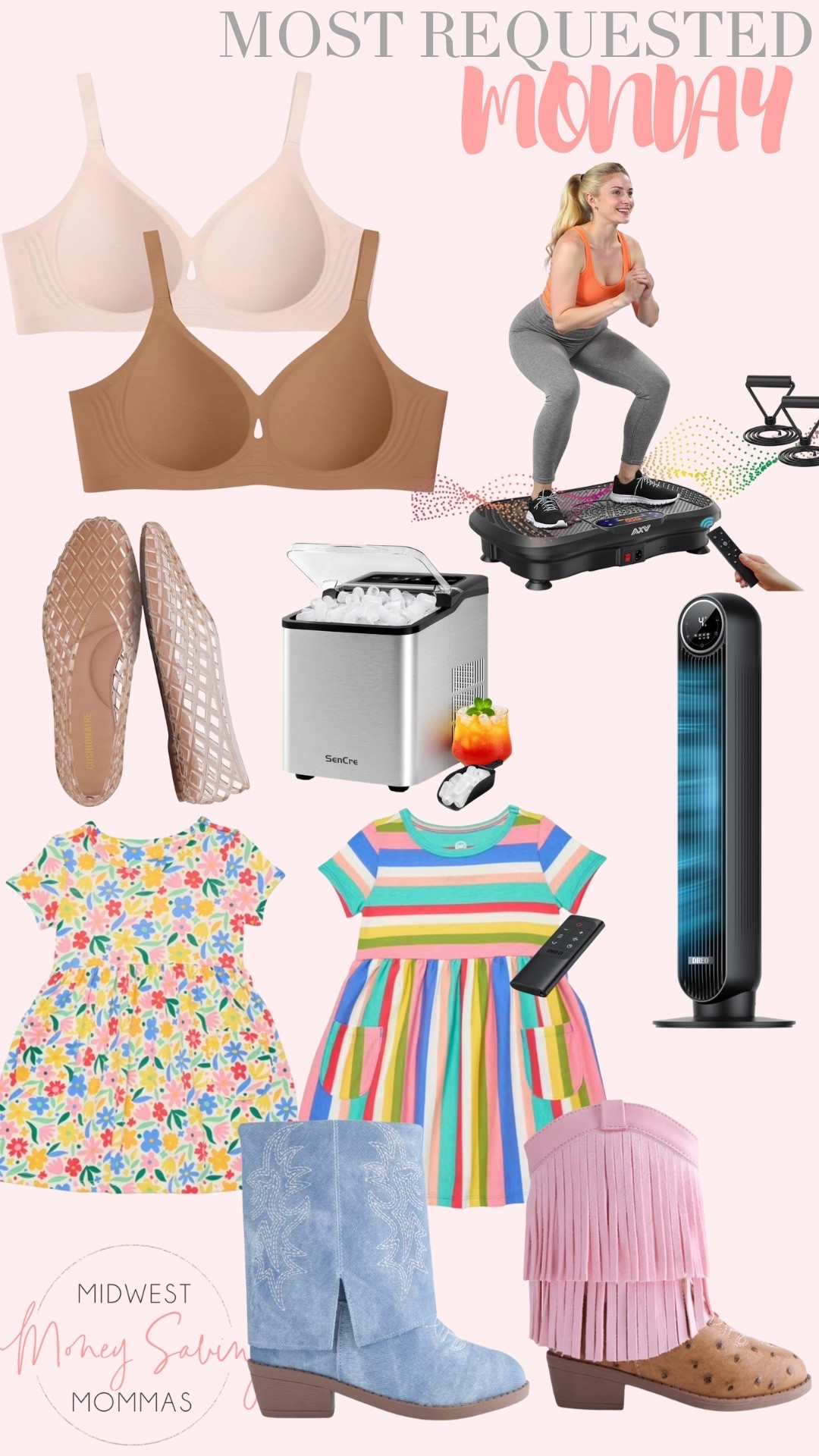 Most requested links!

Jelly bra  vibration plate  fan  ice maker  jelly shoes  summer dress  toddler dress  cowgirl boots

#LTKmomlife #LTKgrwm #LTKootd
