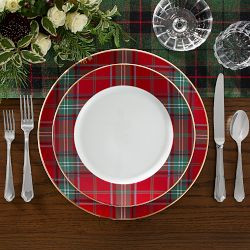 Red Tartan Dinner Plates | Williams-Sonoma