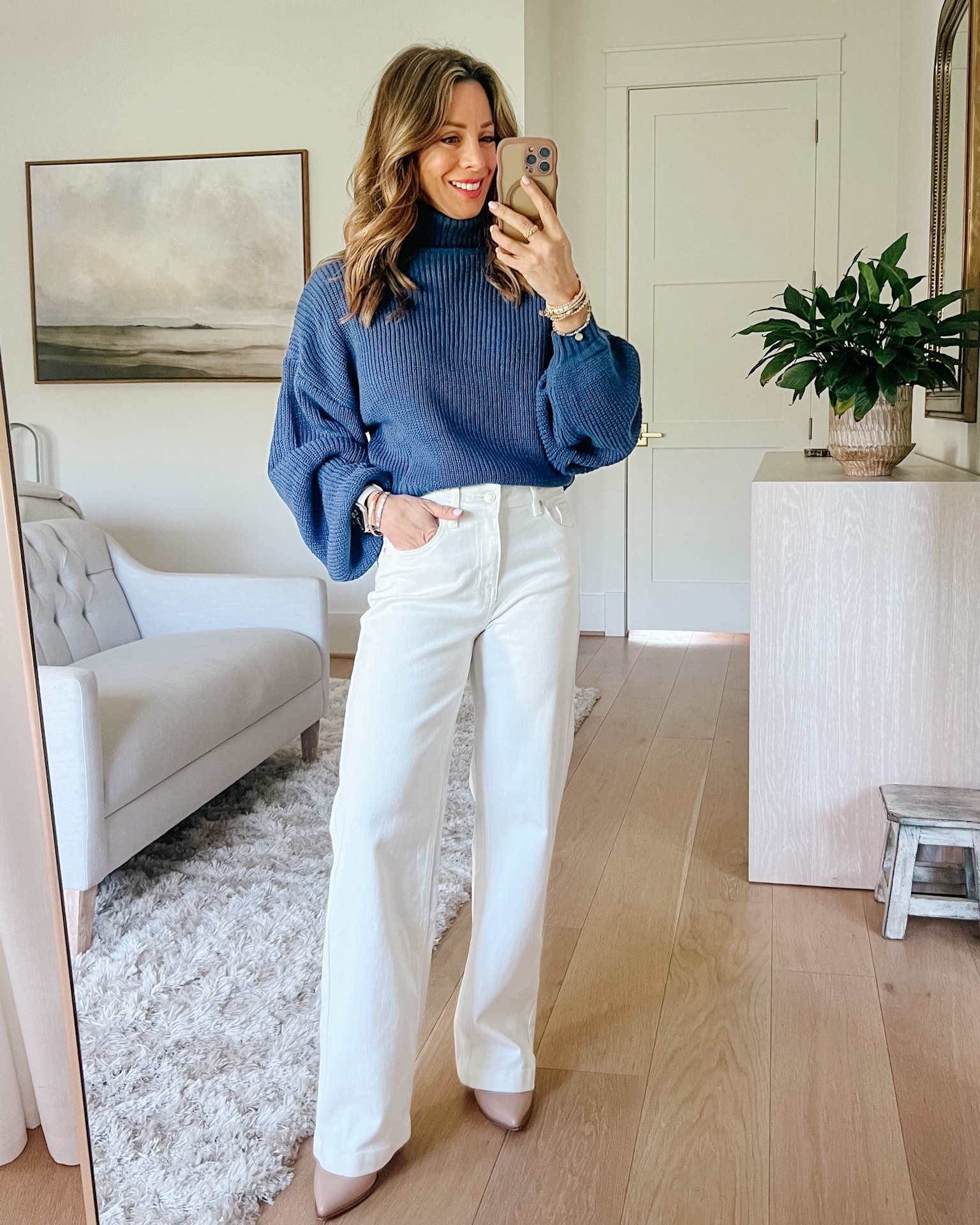 I love a good true blue with white jeans and these Amazon ‘Flying Banana’ jeans are so good

Sweater Fit: I’m wearing a Small

Jeans Fit: I’m wearing a 2 Short

#LTKFindsUnder50 #LTKPetite #LTKmomlife