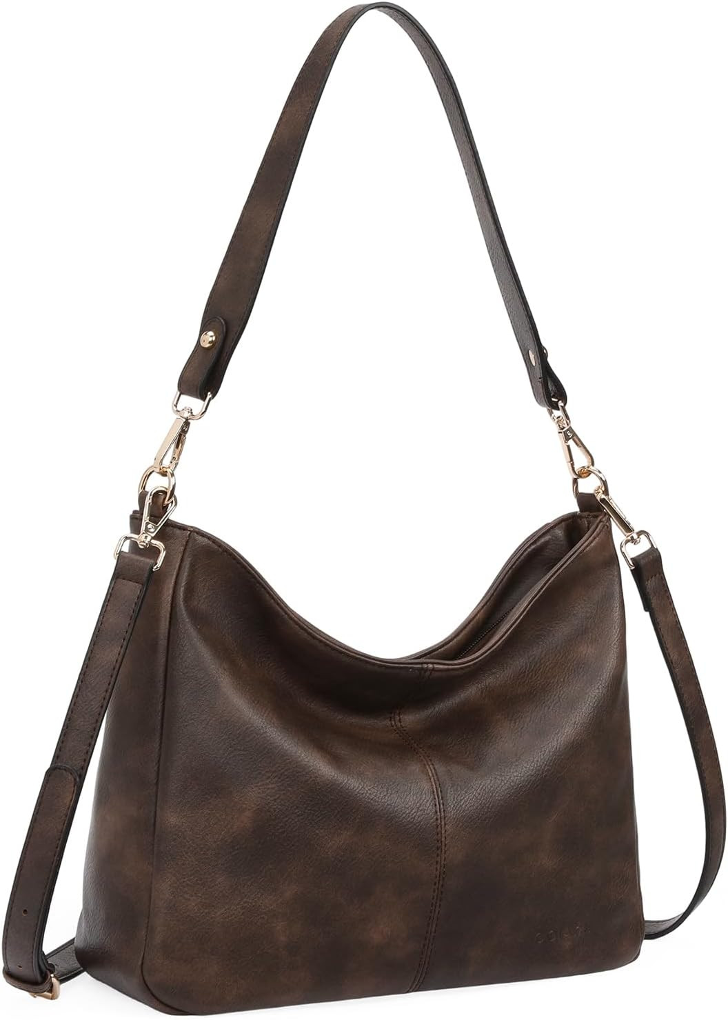 GOIACII Hobo Bags for Women, Soft Leather Shoulder Crossbody Purse, Ladies Large Casual Tote Handbag Multi Pocket | Amazon (US)