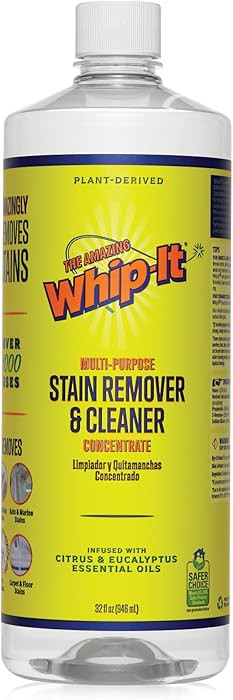Whip It Cleaner, Multi Purpose Stain Remover CONCENTRATE, Makes 32 Bottles, Plant Based Enzyme Cl... | Amazon (US)