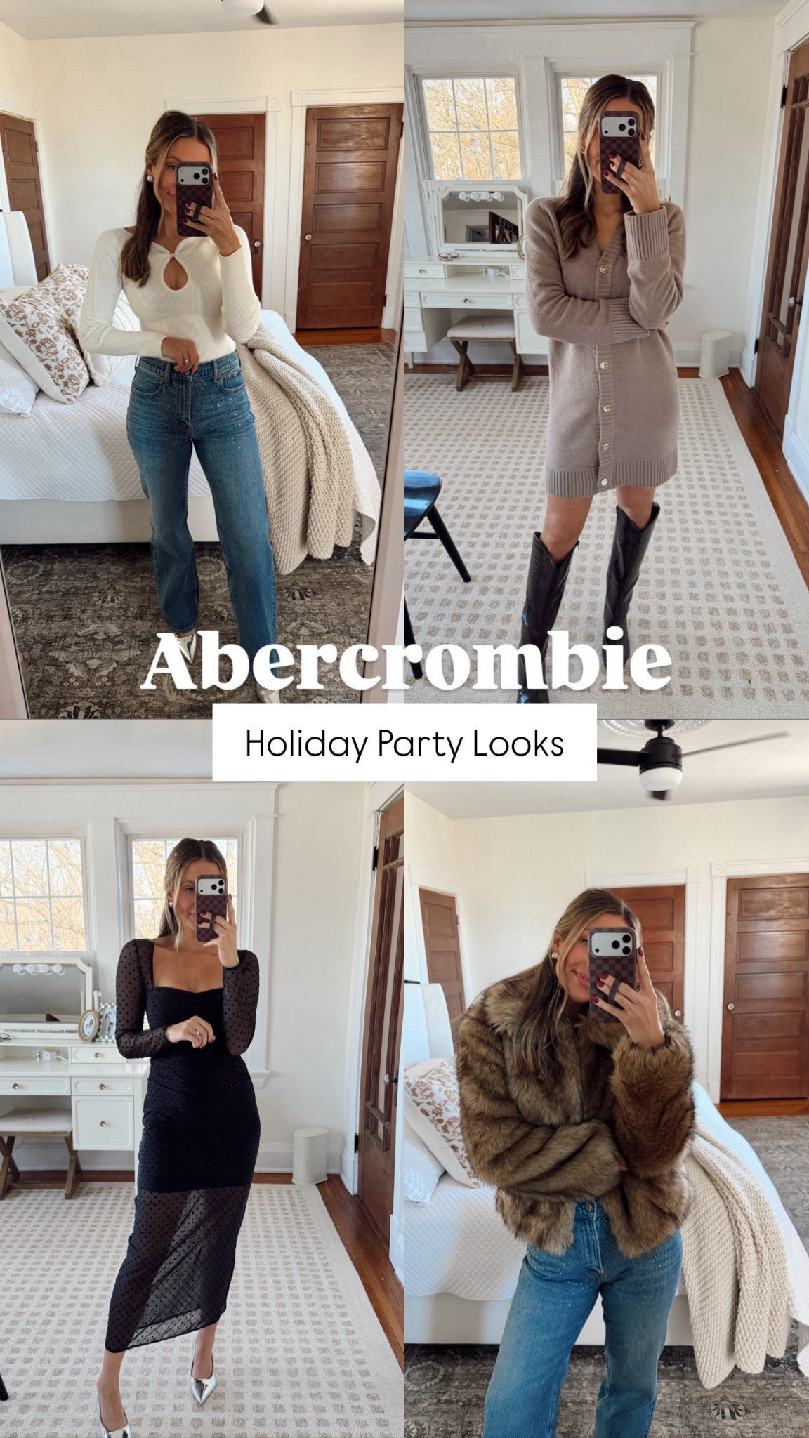 #abercrombiepartner @abercrombie 
Holiday party looks all on sale!! 

#LTKgrwm #LTKHoliday #LTKootd