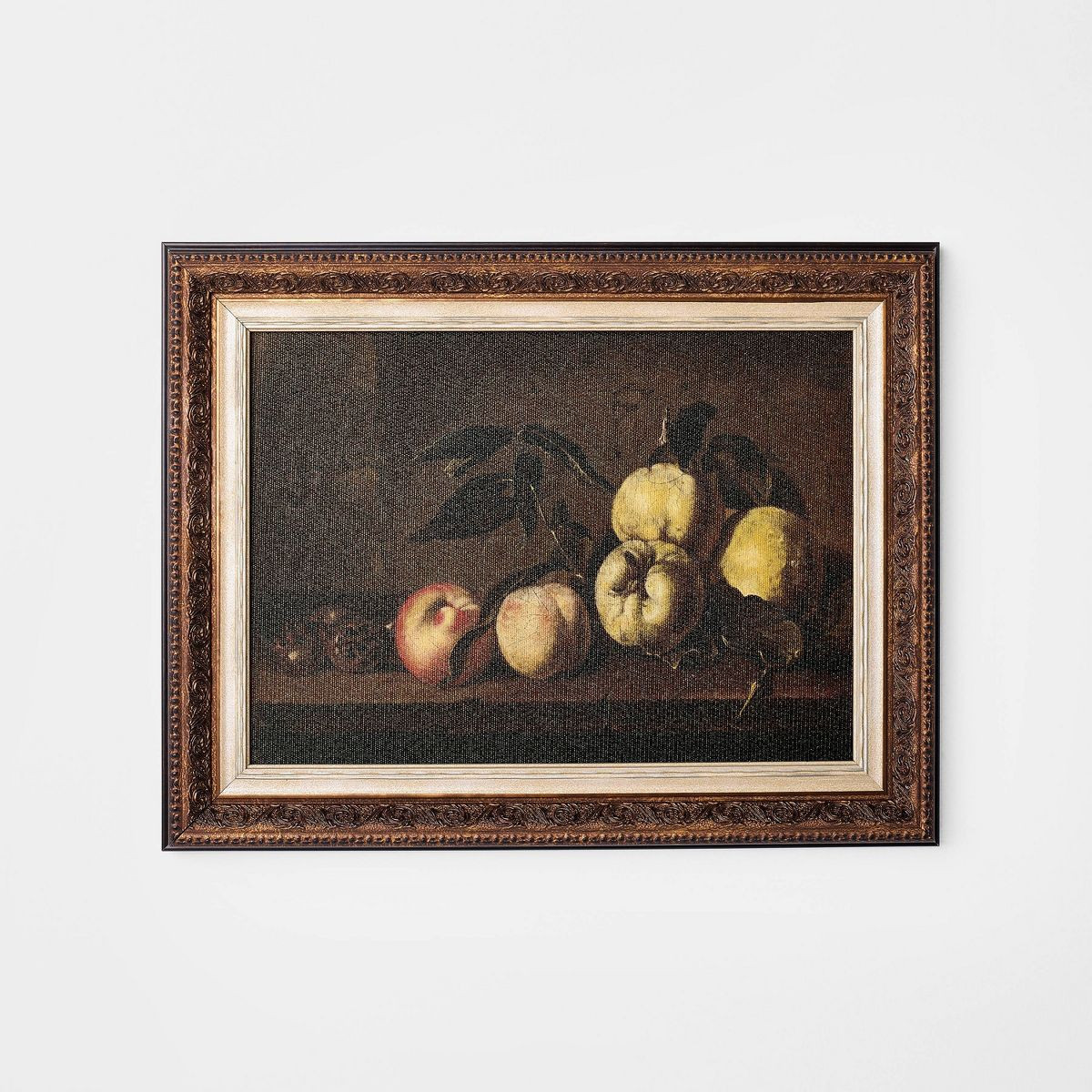 11"x14" Autumn Still Life Wall Art Gold - Threshold\u2122 designed with Studio McGee | Target