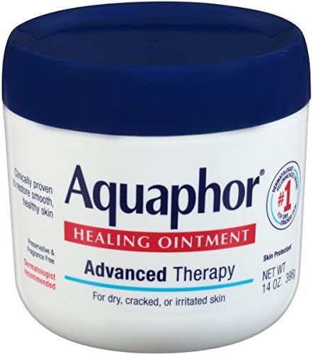 Aquaphor Healing Ointment Moisturizing Skin Protectant for Dry Cracked Hands Heels and Elbows Use Af | Amazon (US)