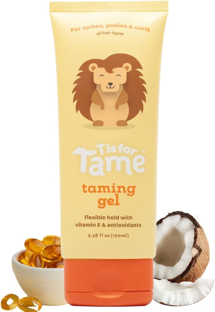 T is for Tame Taming Gel - Boys & Girls Baby Hair Styling Gel for Frizz Control, Flyaways - Natur... | Amazon (US)