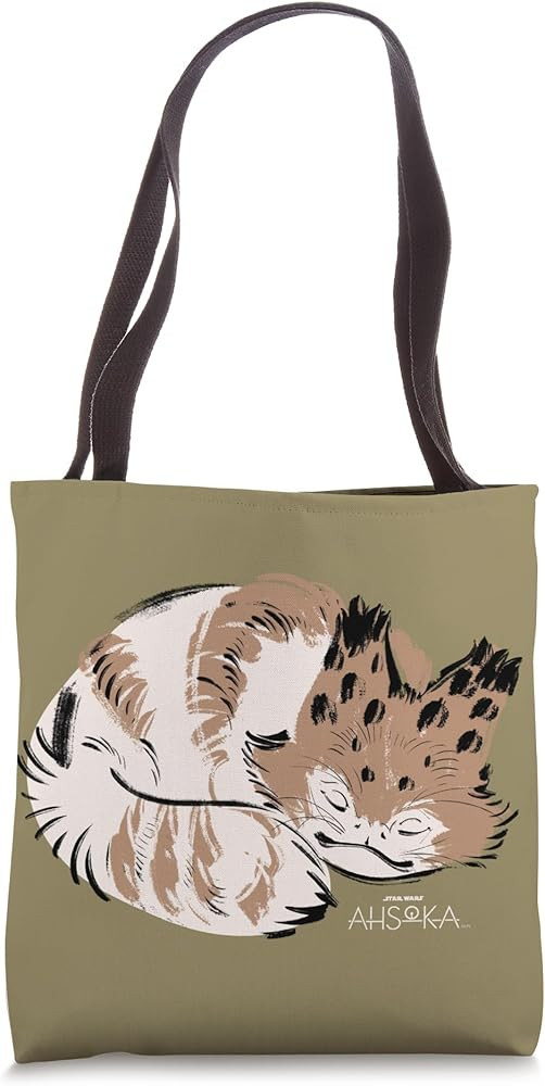 Star Wars Ahsoka Sabine Wren’s Sleeping Loth-Cat Sumi-e Tote Bag | Amazon (US)