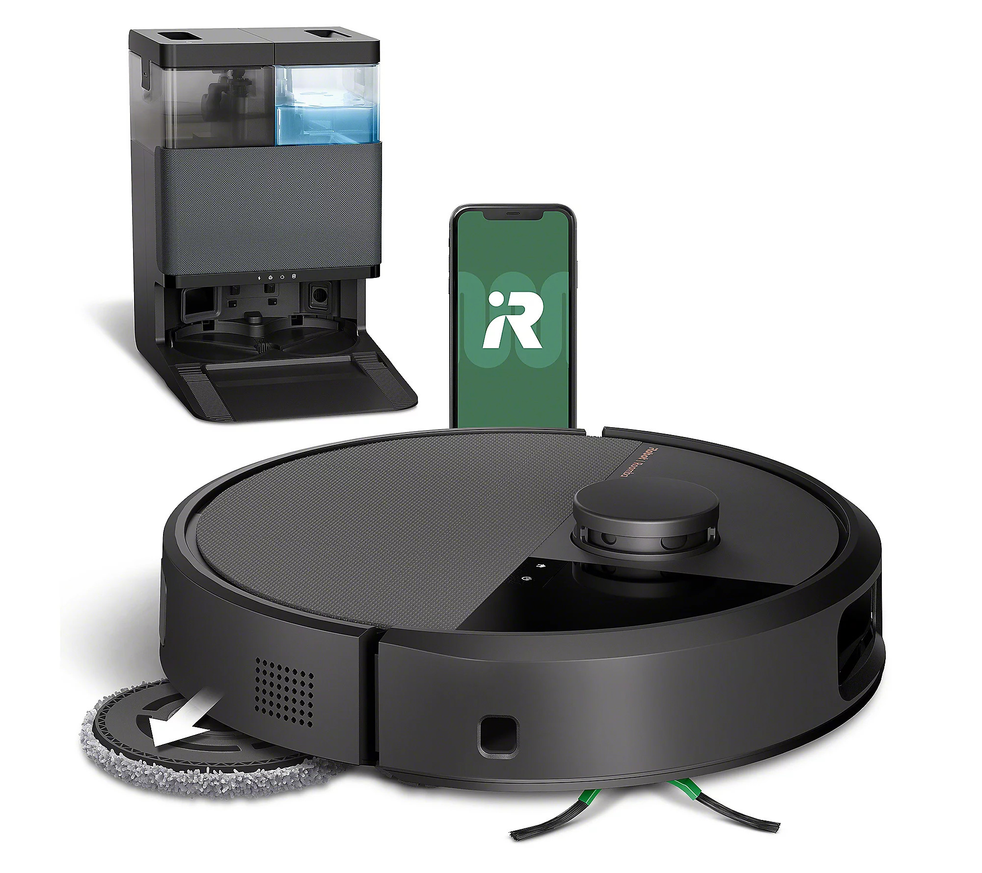 iRobot Roomba Plus 505 Combo Mop & Vac Robot + utoWash Dock | QVC