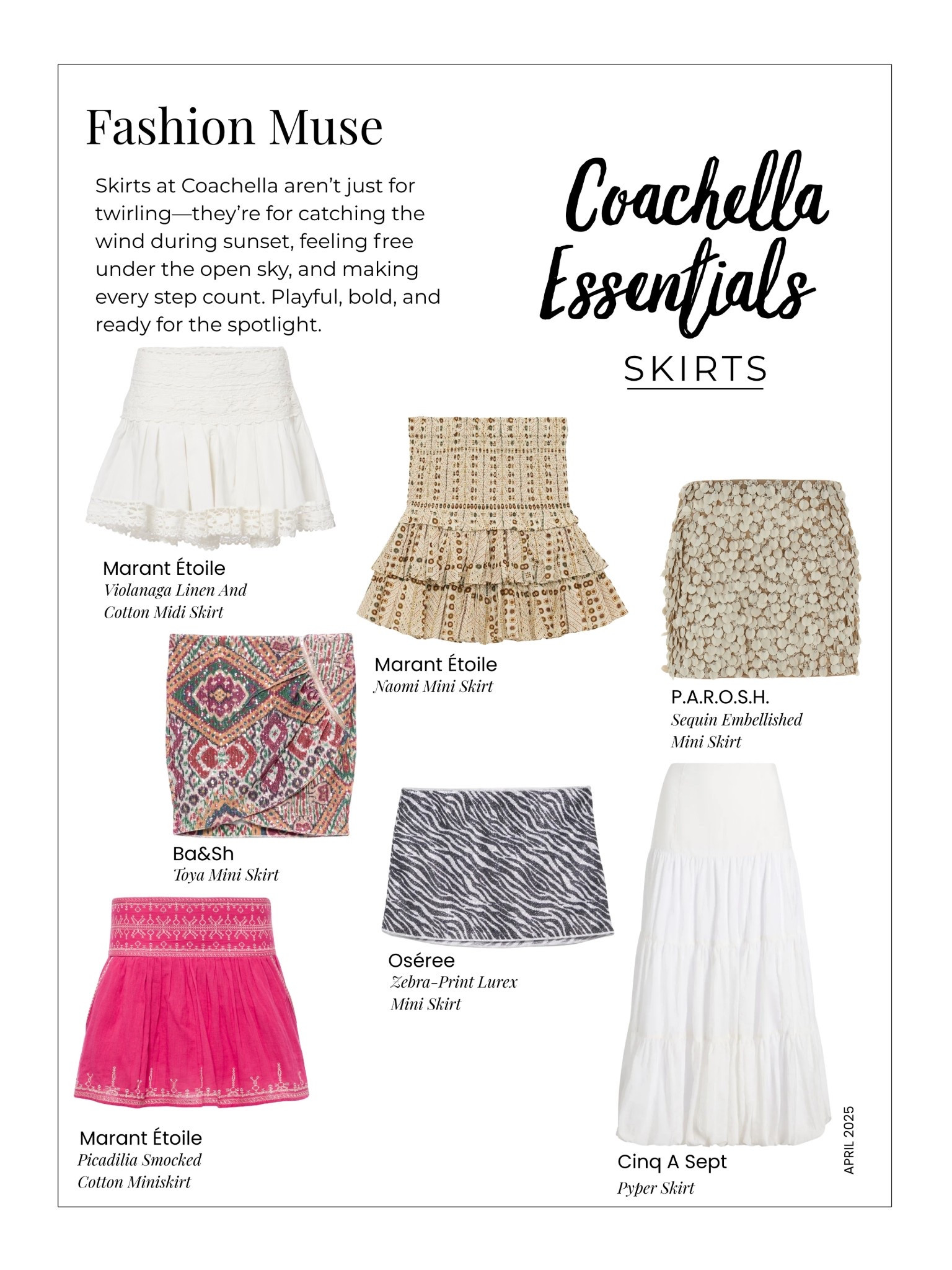 Coachella Essentials: Skirts

Where to shop for Coachella, fashion finds, festival style, western style, Coachella fashion, boho style 

#LTKFestival #LTKSeasonal #LTKStyleTip