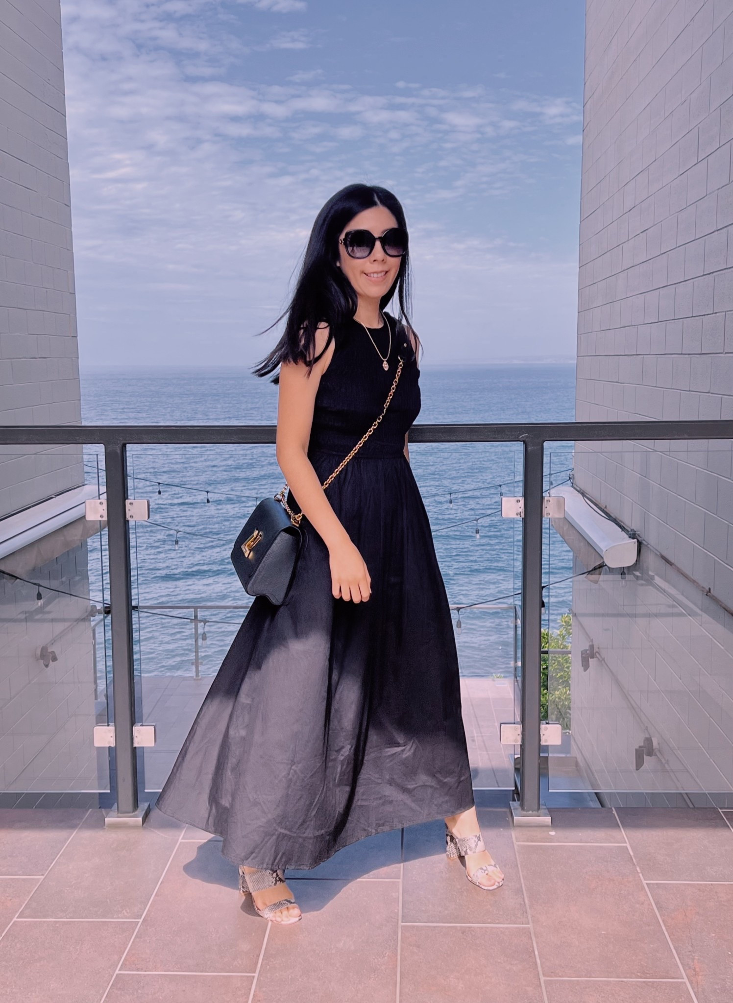 The perfect piece for the beach as the temperature drops is a smocked maxi dress. I have a number of smocked dresses with prints and designs from head to toe but there’s something more elegant about a plain black one.

#smockeddress #maxidress #coastal #casualstyle

#LTKShoeCrush #LTKFindsUnder100 #LTKPetite