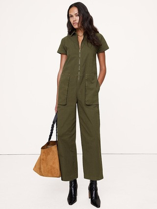 Canvas Utility Jumpsuit | Banana Republic (US)