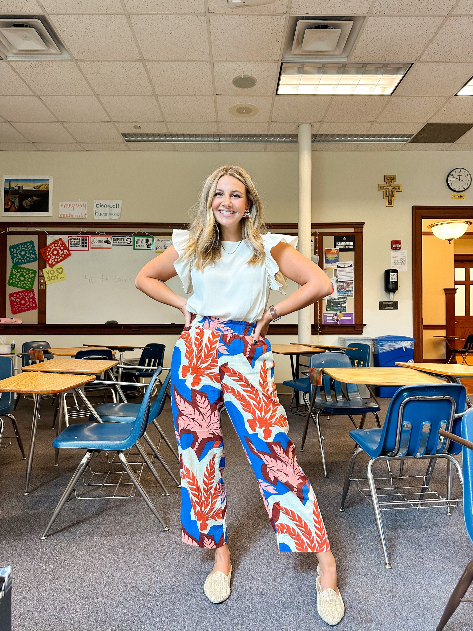 Wearing a small in the pants 